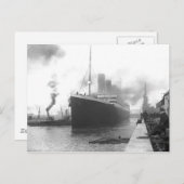 Titanic in de haven van Southampton Briefkaart (Voorkant / Achterkant)