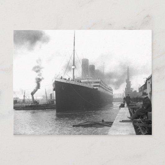 Titanic in de haven van Southampton Briefkaart (Voorkant)