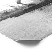 Titanic in de haven van Southampton Poster (Hoek)