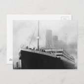 Titanic in dock in Southampton Briefkaart (Voorkant / Achterkant)
