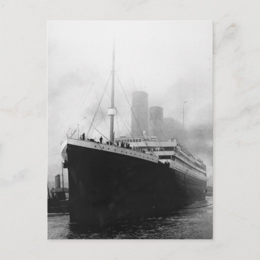 Titanic in dock in Southampton Briefkaart (Voorkant)