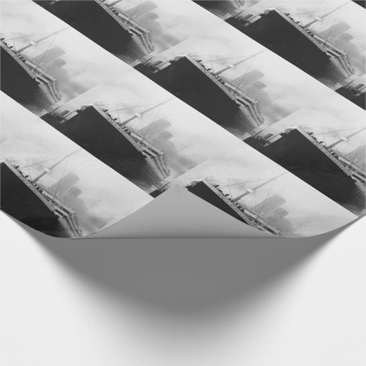 Titanic in dock in Southampton Cadeaupapier (Hoek)