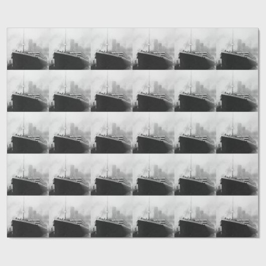 Titanic in dock in Southampton Cadeaupapier (Vlak)