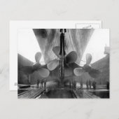 Titanic in Dry Dock, 1910 Briefkaart (Voorkant / Achterkant)