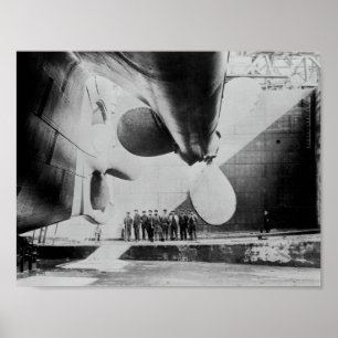Titanic in Dry Dock - 31 mei 1911 Poster