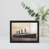 Titanic in Zee Briefkaart (Staand voorkant)