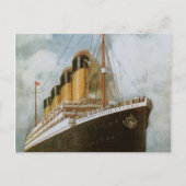 Titanic in Zee Briefkaart (Voorkant)