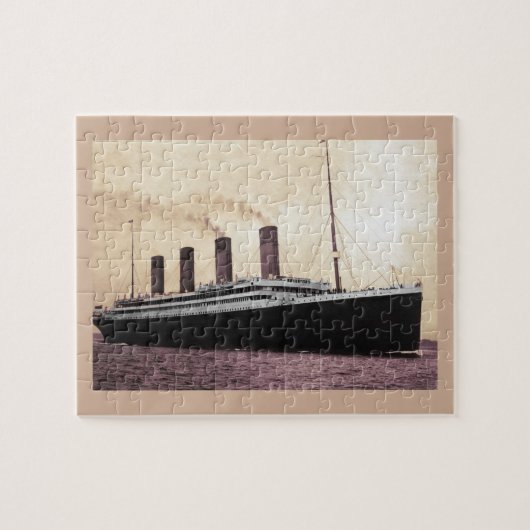 Titanic in Zee Legpuzzel (Horizontaal)