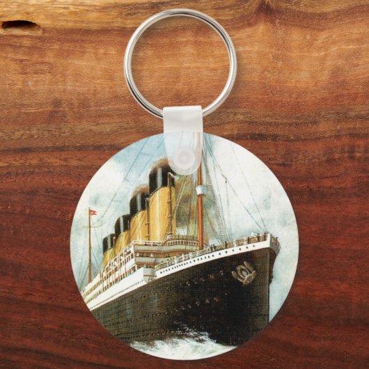 Titanic in Zee Sleutelhanger (Voorkant)