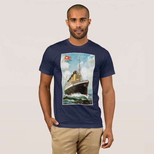 Titanic in Zee T-shirt (Voorkant volledig)