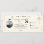 Titanic Instapass Feest Uitnodiging (Voorkant)