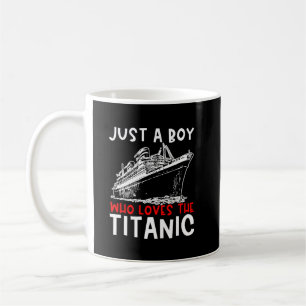 Titanic is maar een jongen Geschiedenis Buff Gift Koffiemok