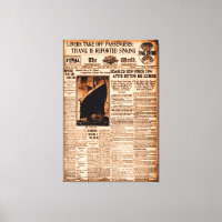 Titanic Is Reported Zinken Sepia Vintage Maritiem