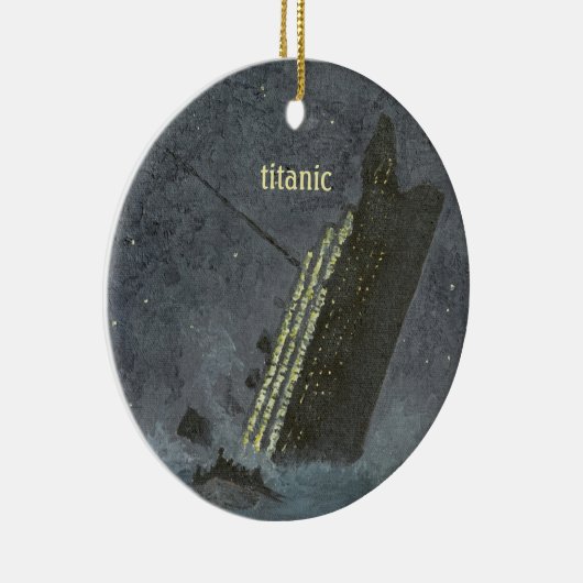 TITANIC Keepomwille Keramisch Ornament (Rechts)