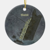 TITANIC Keepomwille Keramisch Ornament (Voorkant)