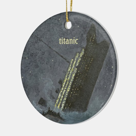 TITANIC Keepomwille Keramisch Ornament (Links)