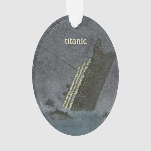 TITANIC Keepomwille Ornament (voorkant)