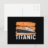 Titanic - koele zeilboot briefkaart (Voorkant / Achterkant)