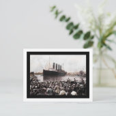 Titanic Leaving Southhampton Briefkaart (Staand voorkant)