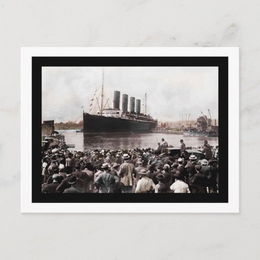 Titanic Leaving Southhampton Briefkaart (Voorkant)