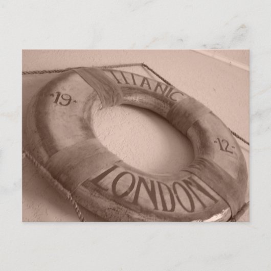 Titanic London Briefkaart (Voorkant)