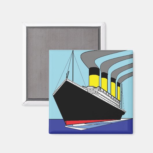 Titanic magnet (Voorkant / Achterkant)