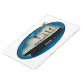 Titanic Maritime Blue White Star Line RMS Ship Magneet (Linkerzijde)