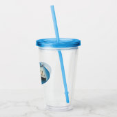 Titanic Maritime Blue White Star Line Ship Acryl Drinkbeker (Links)