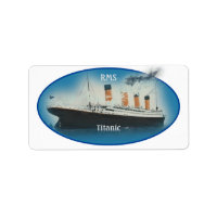 Titanic Maritime Blue White Star Line Ship