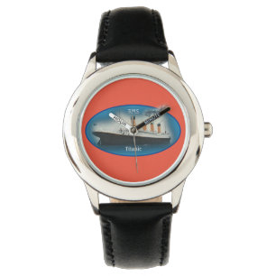 Titanic Maritime Blue White Star Line Ship Horloge