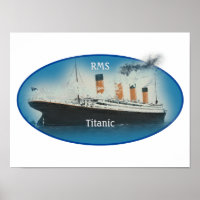 Titanic Maritime Blue White Star Line Ship