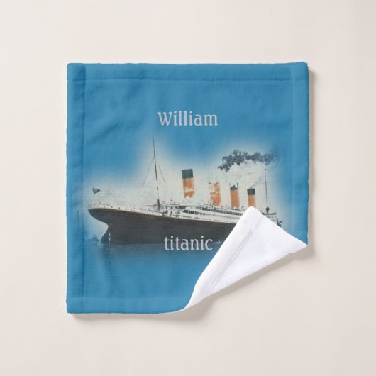 Titanic  Maritime White Star Line Ship Bad Handdoek (Wasdoekje)