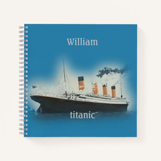Titanic  Maritime White Star Line Ship Notitieboek (Voorkant)