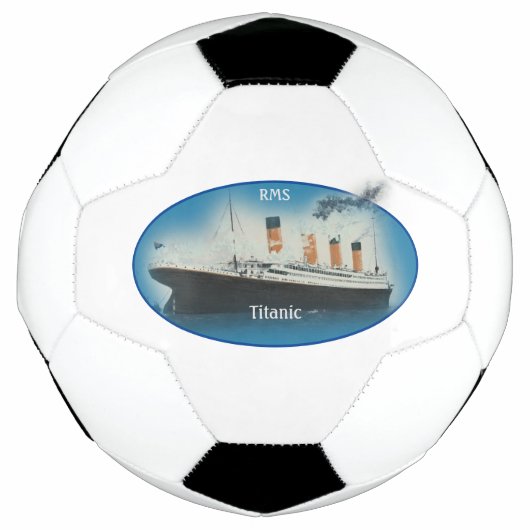 Titanic Maritime White Star Line Ship Voetbal (Voorkant)