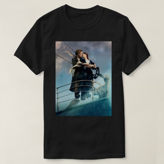 Titanic Movie Jack en Roos Classic T-Shirt (Design voorkant)