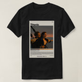 Titanic Movie Poster Print Poster T-shirt (Design voorkant)