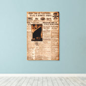 Titanic naar verluidt gezonken Sepia Vintage Marit Canvas Afdruk (Insitu (Houten vloer))