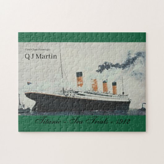 Titanic Name Ship Legpuzzel (Horizontaal)