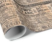 Titanic Newspaper Ad Cadeaupapier (Rol Hoek)