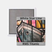 Titanic op een koelkast Magnet (Voorkant / Achterkant)