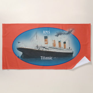 Titanic Oranje Maritime White Star Line Ship Strandlaken