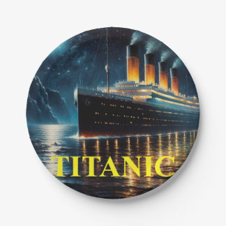 Titanic paper plate papieren bordje