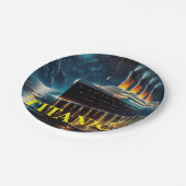 Titanic paper plate papieren bordje (Gekanteld)