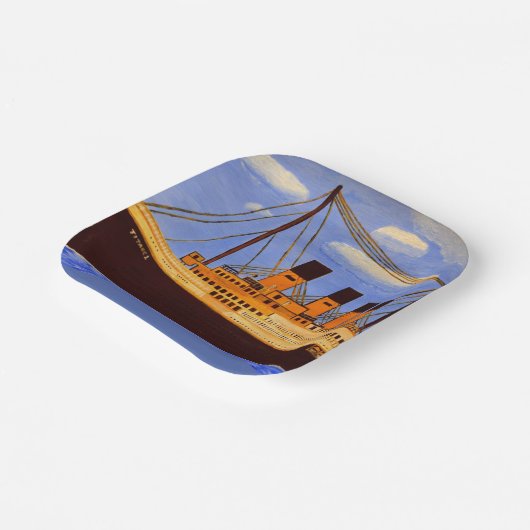 Titanic papier bord (Gebogen)