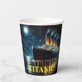 Titanic papieren beker (Achterkant)