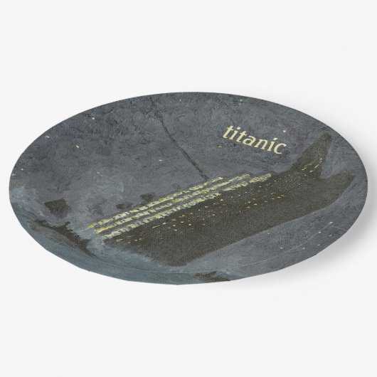 TITANIC PAPIEREN BORDJE (Gekanteld)