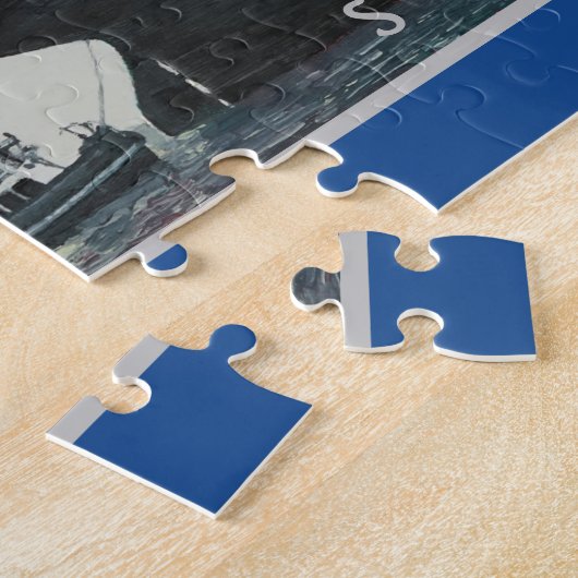 TITANIC Party Blue  White Star Line Ship Legpuzzel (Zijkant)