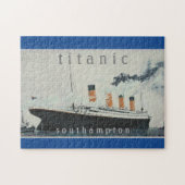 TITANIC Party Blue  White Star Line Ship Legpuzzel (Horizontaal)