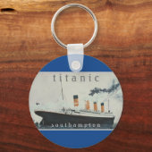 TITANIC Party Blue  White Star Line Ship Sleutelhanger (Voorkant)