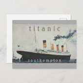 TITANIC Party  White Star Line Ship Briefkaart (Voorkant / Achterkant)